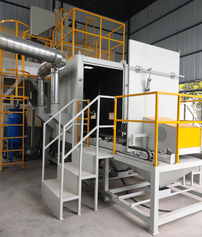 石景山全自动喷砂机 实现无人化高效生产